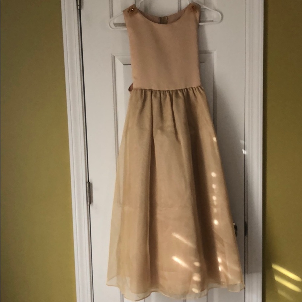 Gold formal dress